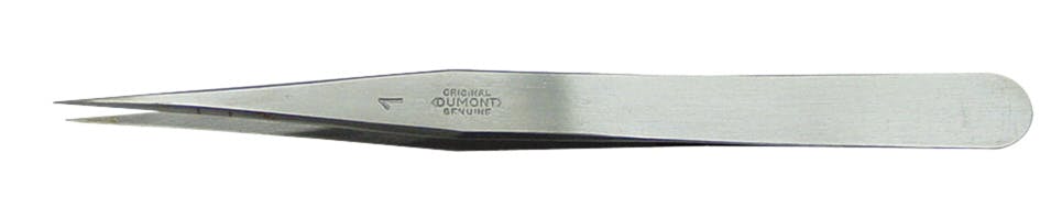 DUMONT デュモン ピンセットNO.1カーボンスチール 0101-1-PO 000574002001 接着・半田・ピンセット DUMONT デュモン ピンセットNO.1カーボンスチール 0101-1-PO 000574002001 接着・半田・ピンセット