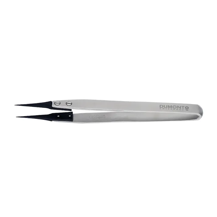 DUMONT デュモン 先端交換式ピンセット黒ESD 10004-E15-SM 000574075003 (CDC)【ネット注文限定・別送品】