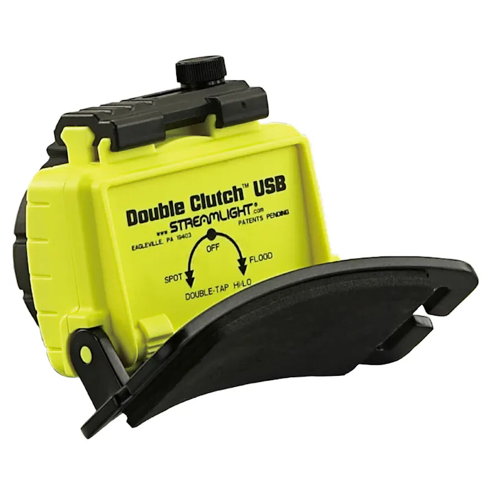ストリームライト ダブルクラッチUSBヘッドランプイエロー 61600 125ルーメン ヘッドライト ヘルメットライト 849010443【別送品】