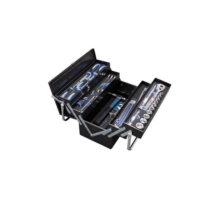 シグネット メカニックツールセット両開きトレイ付12.7SQ 54007 工具セット プロ向け ツールボックス 856800179【別送品】