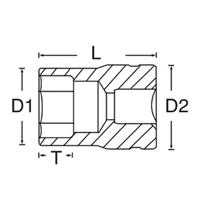 シグネット 1/4DR 3/16” ソケット 6角 11101 ヘックスソケット インチサイズ 自動車整備 856811101【別送品】