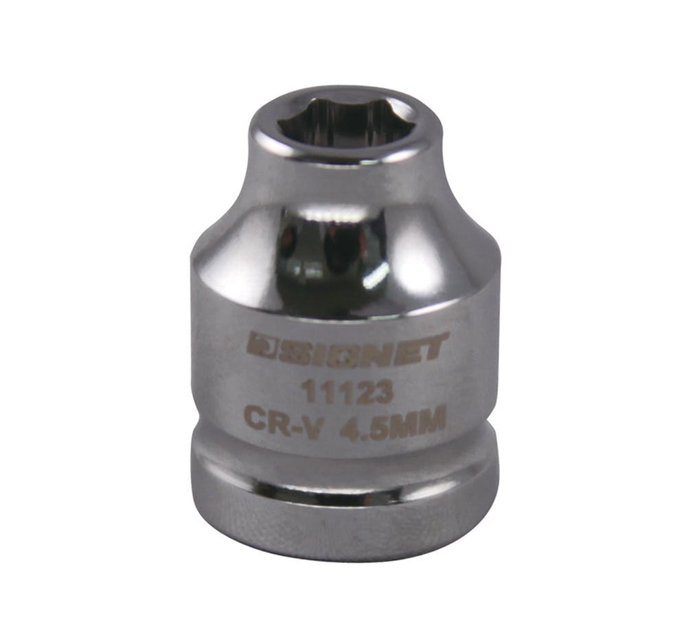 SIGNET シグネット 1/4DR4.5mmショートソケット 6角 11123 000856811123 (CDC) レンチ SIGNET シグネット 1/4DR4.5mmショートソケット 6角 11123 000856811123 (CDC) レンチ