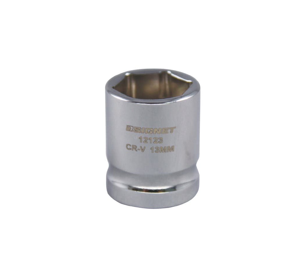 SIGNET シグネット 3/8DR13mmショートソケット 6角 12123 000856812123 (CDC) レンチ SIGNET シグネット 3/8DR13mmショートソケット 6角 12123 000856812123 (CDC) レンチ