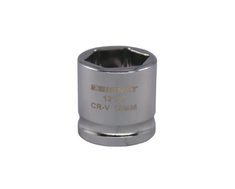SIGNET シグネット 3/8DR15mmショートソケット 6角 12125 000856812125 (CDC) レンチ SIGNET シグネット 3/8DR15mmショートソケット 6角 12125 000856812125 (CDC) レンチ