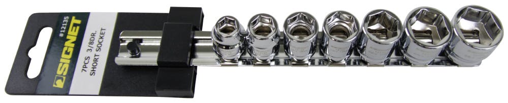 SIGNET シグネット 3/8DR7PCショートソケットセット 6角 12135 000856812135 (CDC) レンチ SIGNET シグネット 3/8DR7PCショートソケットセット 6角 12135 000856812135 (CDC) レンチ