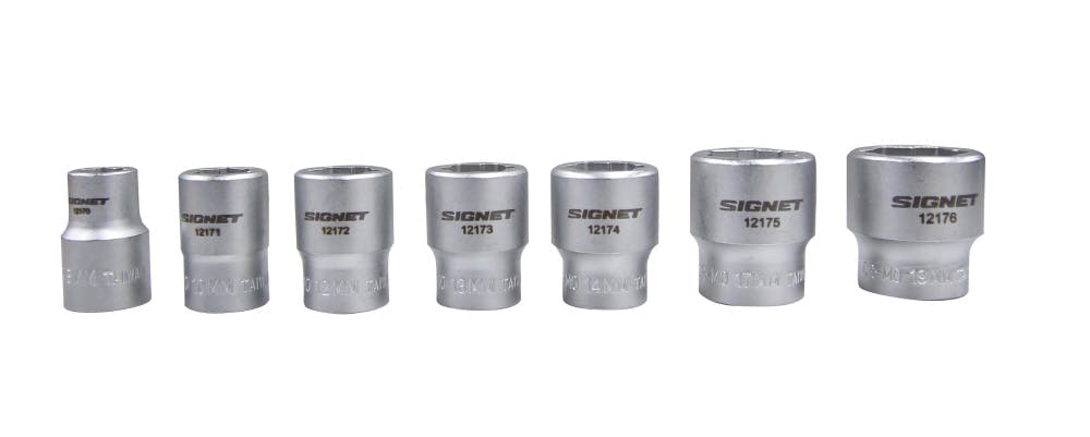 SIGNET シグネット 3/8DRボルトリムーバーソケットセット 7PCS 12187 000856812187 レンチ SIGNET シグネット 3/8DRボルトリムーバーソケットセット 7PCS 12187 000856812187 レンチ