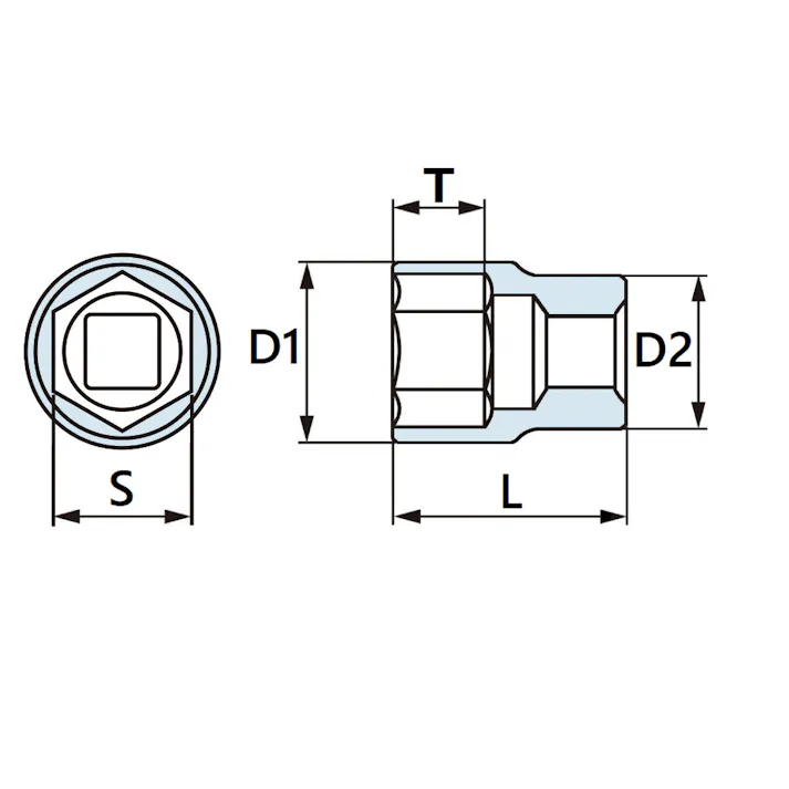 シグネット 1/2DR 16mm ショートソケット 6角 13126 ヘックスソケット 六角ボルト用 狭所用 856813126【別送品】