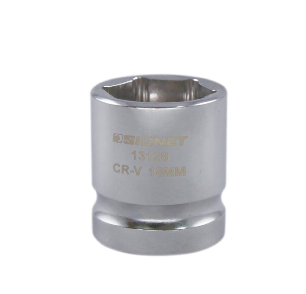 SIGNET シグネット 1/2DR18mmショートソケット 6角 13128 000856813128 (CDC) レンチ SIGNET シグネット 1/2DR18mmショートソケット 6角 13128 000856813128 (CDC) レンチ