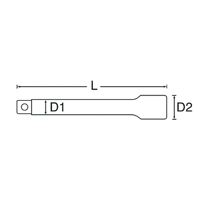 シグネット 1/2DR エキステンションバー 250mm 13507 延長バー 延長ハンドル ソケット用 856813507【別送品】