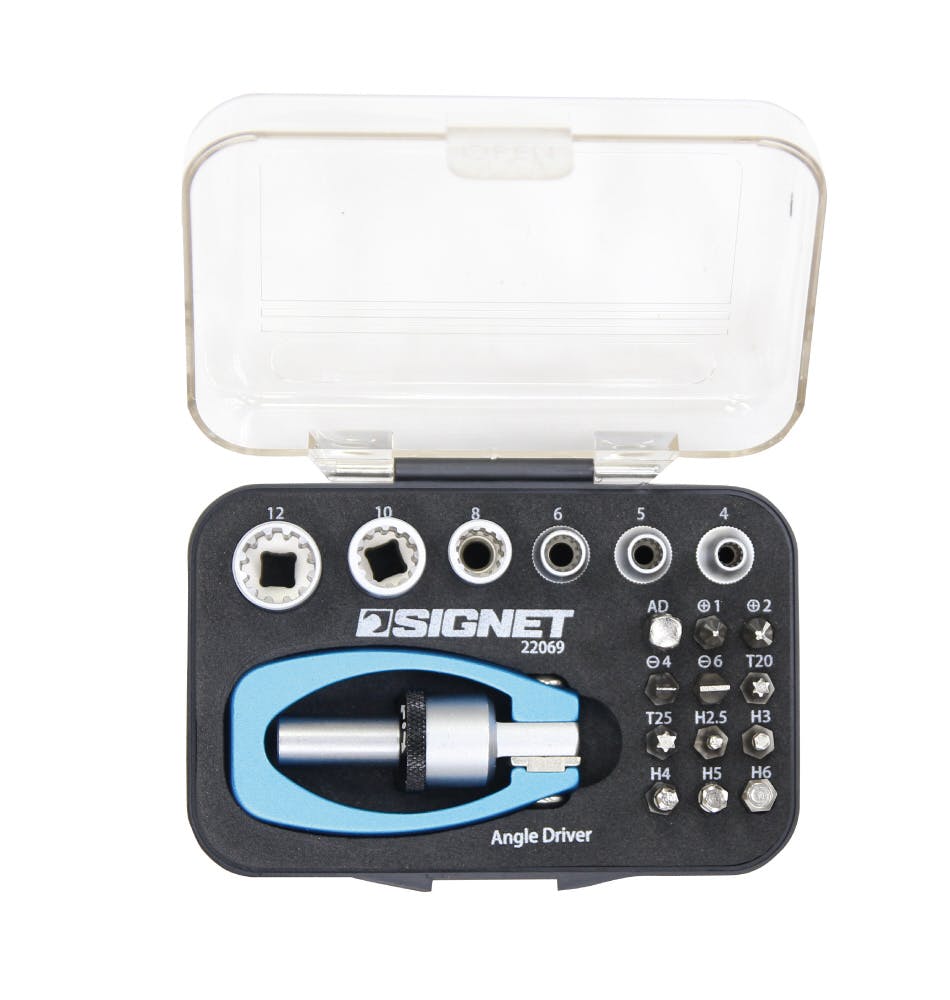SIGNET シグネット マルチアングル・ミニラチェット&ソケットセット 19点 22069 000856822069 レンチ SIGNET シグネット マルチアングル・ミニラチェット&ソケットセット 19点 22069 000856822069 レンチ