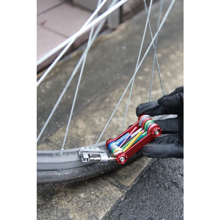 シグネット フォールディングツールセット グリーン カラーケース 22083 マルチツール 携帯工具セット 自転車用 856822083【別送品】