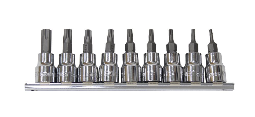 シグネット 3/8DR 9PCS ヘクスローブビットソケットセット 22967V