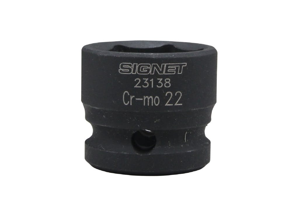 SIGNET シグネット 1/2DRインパクト用ショートソケット22mm 23138 000856823138 (CDC) レンチ SIGNET シグネット 1/2DRインパクト用ショートソケット22mm 23138 000856823138 (CDC) レンチ