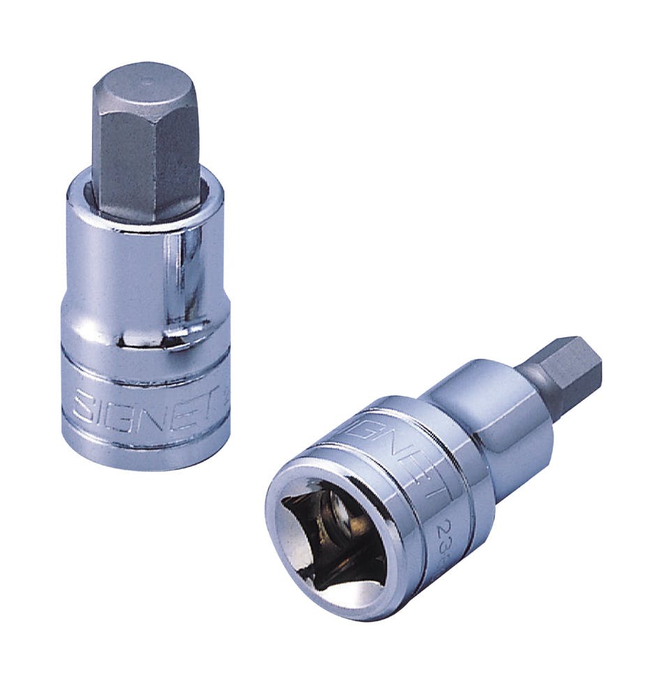 SIGNET シグネット 1/2DR4mmヘックスビットソケット 23884 000856823884 (CDC) レンチ SIGNET シグネット 1/2DR4mmヘックスビットソケット 23884 000856823884 (CDC) レンチ