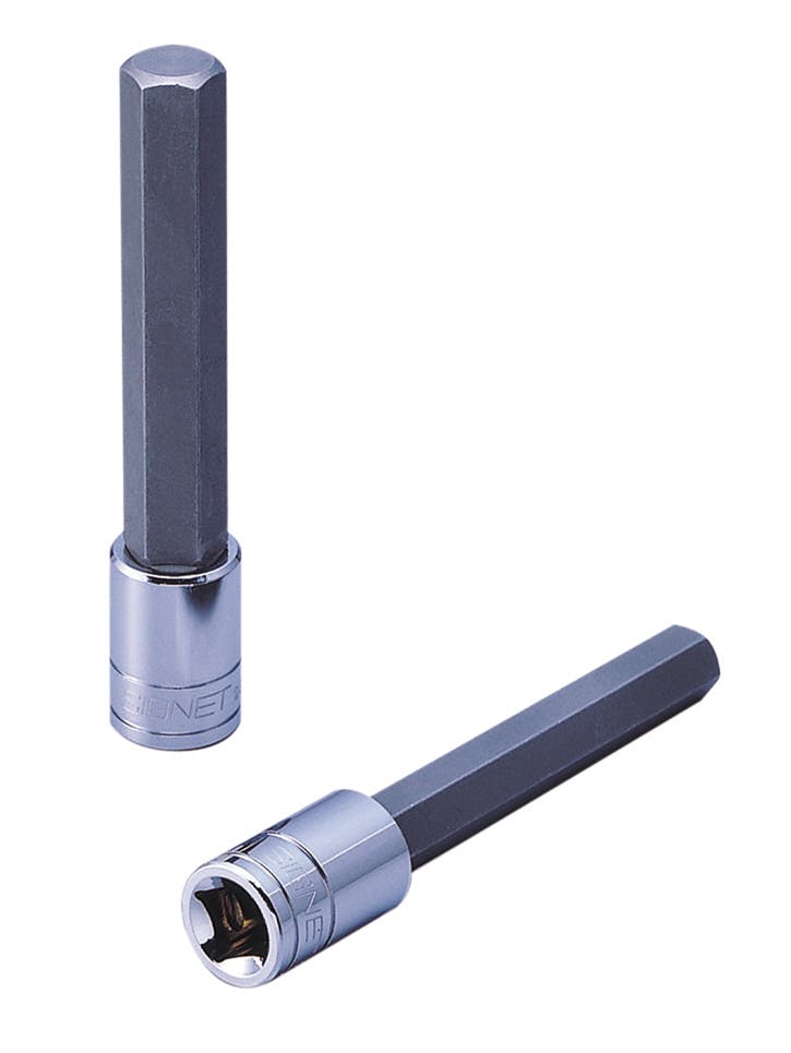 シグネット 1/2DR 16mm ロング ヘックスビットソケット 23954 六角ソケット ドライバーソケット ソケットレンチ用 856823954【別送品】