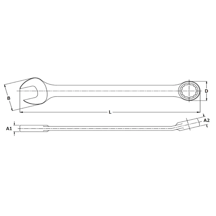 シグネット 24mm コンビネーションレンチ 30224 スパナ メガネレンチ 自動車整備用 856830224【別送品】
