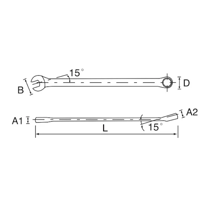 シグネット 13mm 超ロングコンビネーションレンチ 30513 ロングスパナ ロングメガネレンチ 自動車整備用 856830513【別送品】