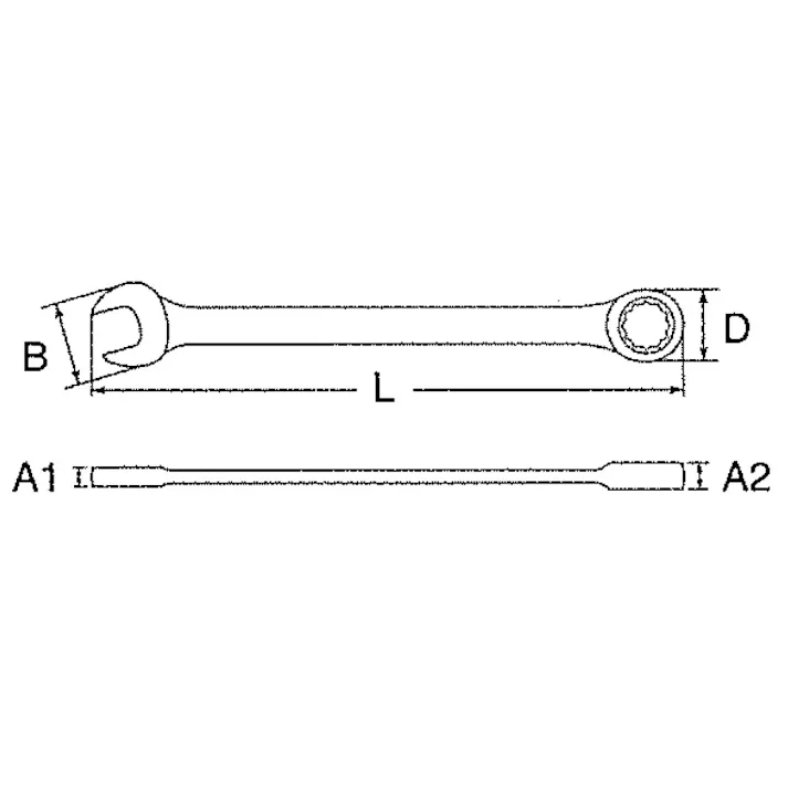 シグネット 16mm レンチ 34216 ラチェット コンビネーションレンチ ギアレンチ 856834216【別送品】