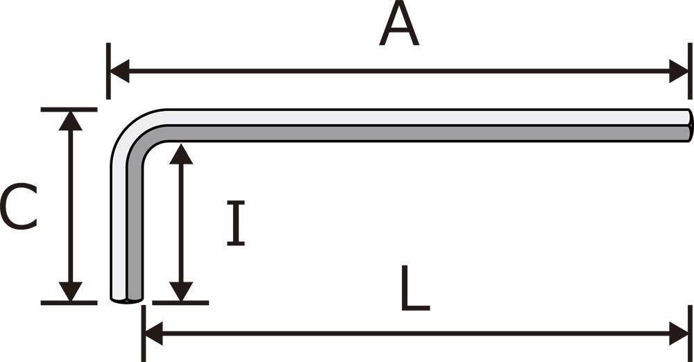 シグネット 9PC 六角レンチ セット 35009 L型レンチ ヘックス