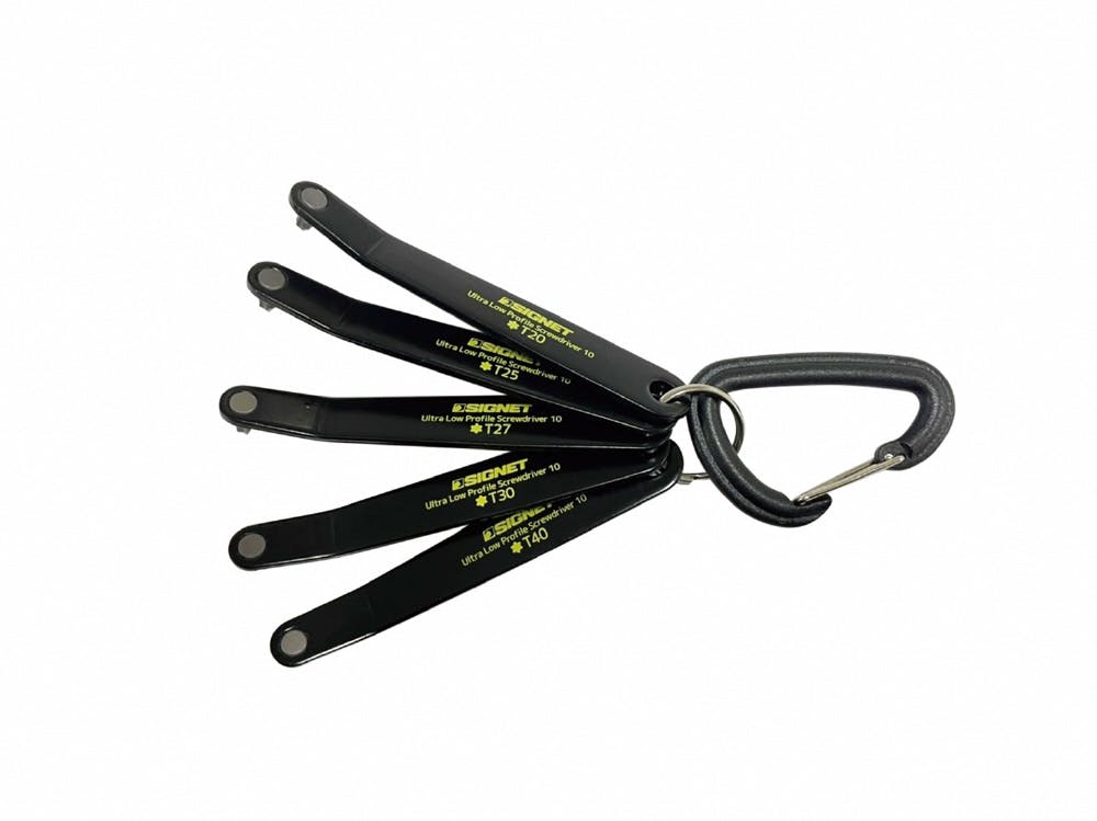 シグネット 5PCS 薄型 オフセットレンチ スペーステン ヘックスローブ 35082 携帯用 狭所用レンチ 自動車整備 856835082【別送品】