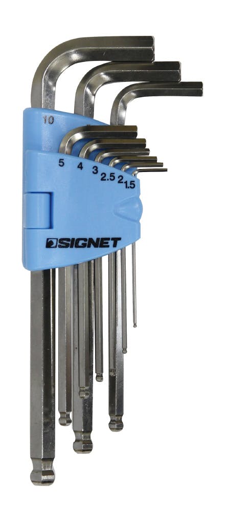 SIGNET シグネット 9PCSステンレスボール付ロング六角棒レンチセット 35224 000856835224 レンチ SIGNET シグネット 9PCSステンレスボール付ロング六角棒レンチセット 35224 000856835224 レンチ