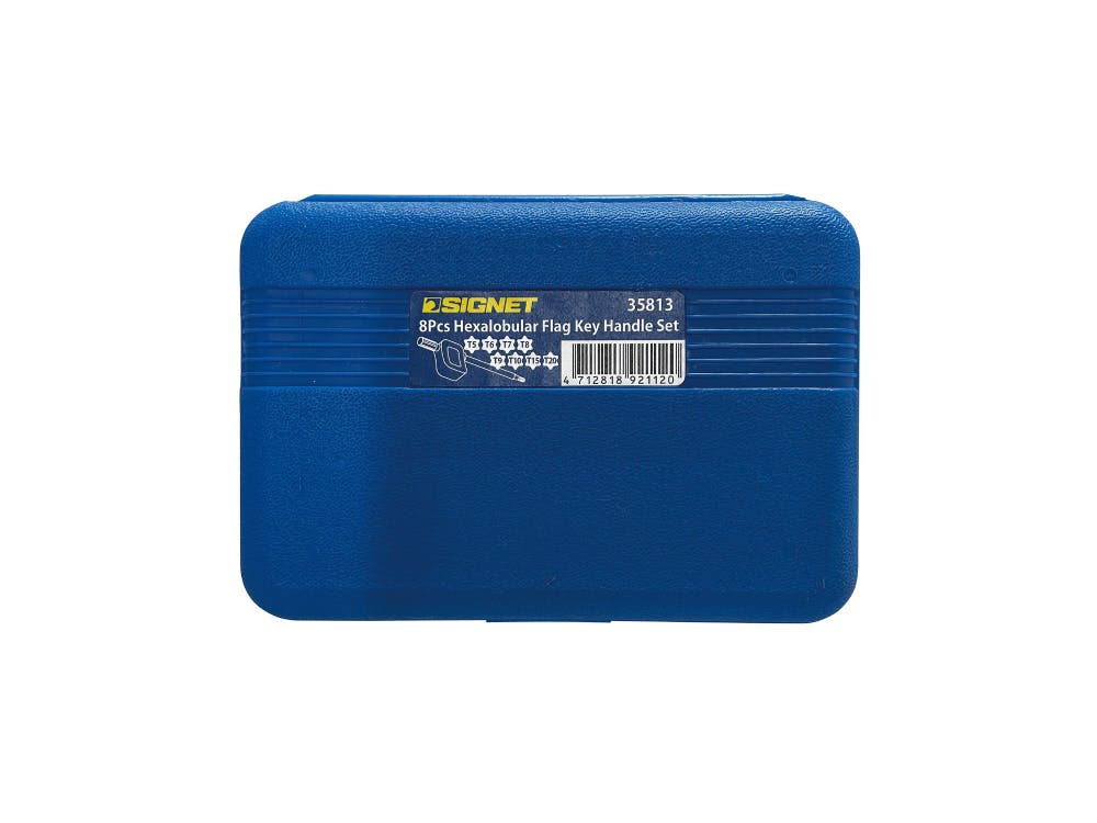 値引き用 35813 35813 8PCS フラッグ型 ヘクスローブレンチセット 1セット