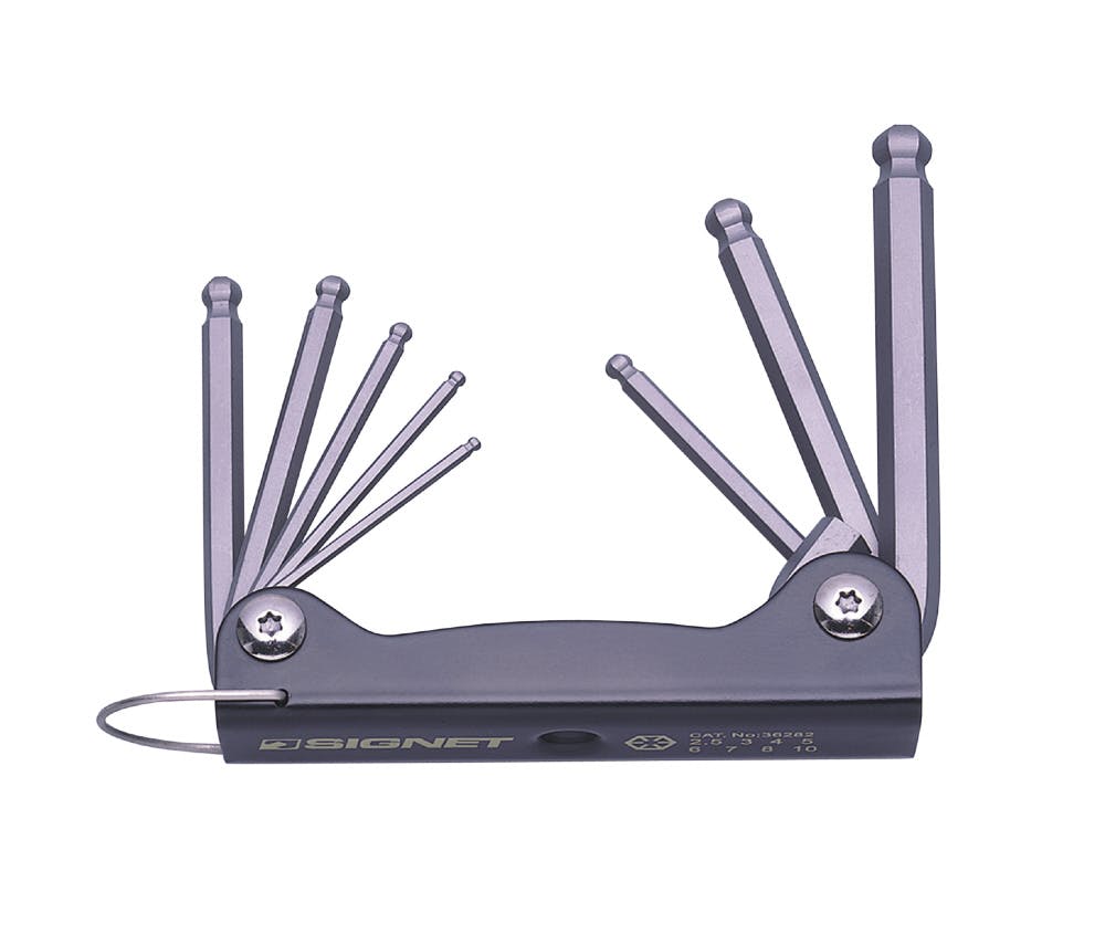 SIGNET シグネット 折りたたみ式ボールヘックスレンチセット 36282 000856836282 (CDC) レンチ SIGNET シグネット 折りたたみ式ボールヘックスレンチセット 36282 000856836282 (CDC) レンチ