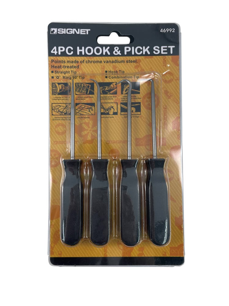 シグネット 4PCS ピックツール セット 46992 内装クリップ外し Oリング