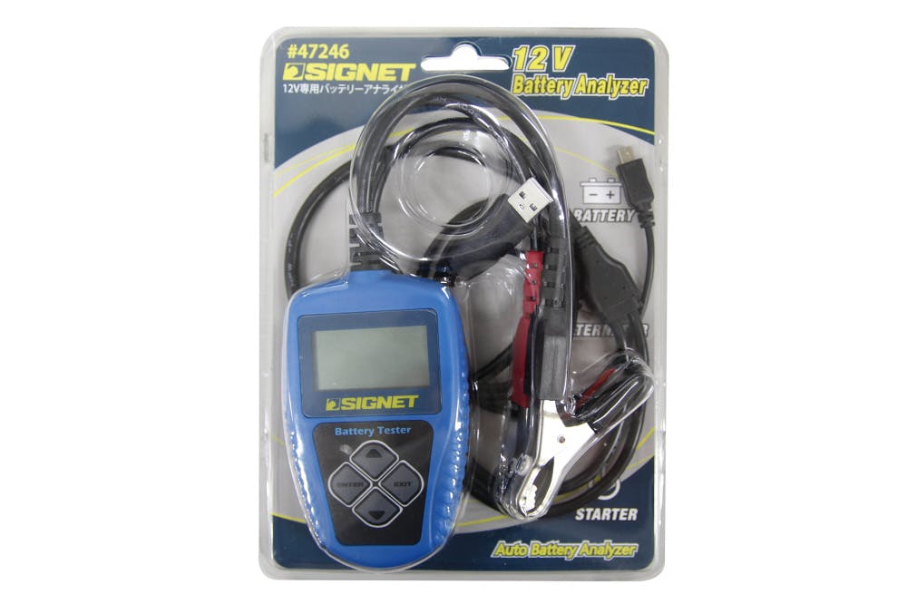 テスト用 シグネット バッテリーアナライザー 12V専用 47246 バッテリーテスター