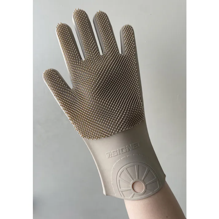 シグネット 両面シリコン 洗車手袋 テブラシ サンドベージュ 49048 シリコン手袋 洗車ブラシ 洗車グローブ 856849048【別送品】