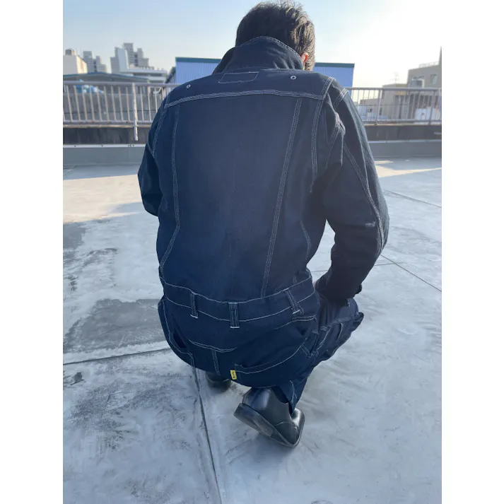 シグネット デニムツナギ 長袖 LL 49629 作業つなぎ 作業服 ワークウェア 856849629【別送品】