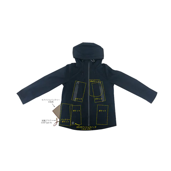 シグネット USB STYLEJ-WARMER ウルトラヒートジャケット M 56281 加熱ベスト 防寒ベスト 電熱ウェア 856856281【別送品】