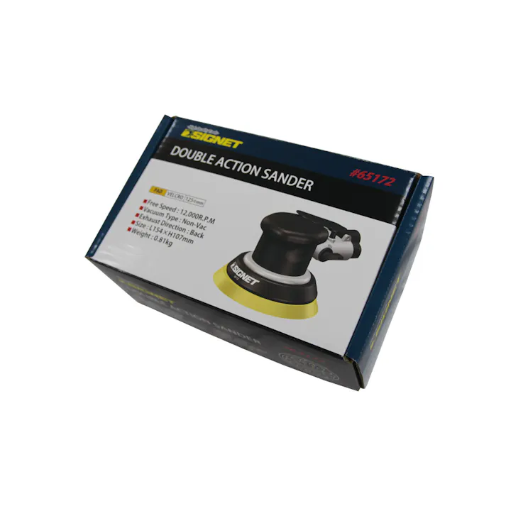 シグネット ダブルアクションサンダー125mm 65172 オービットダイヤ 塗装補修 自動車整備 856865172【別送品】