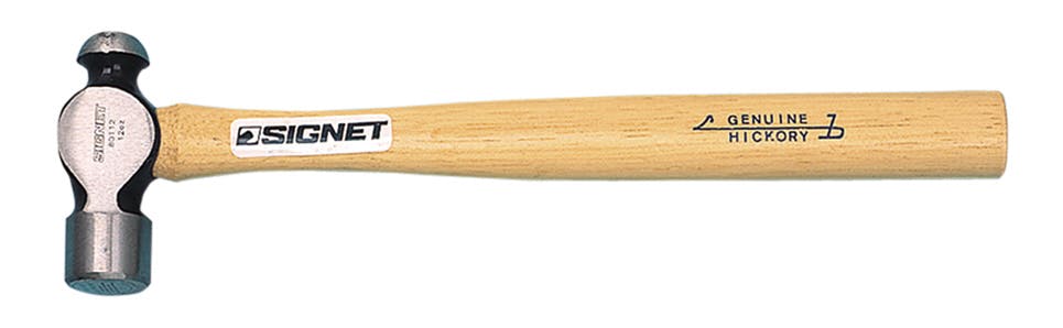 シグネット 12オンス ボールピンハンマー 木柄 80112 ヒッコリー柄 打撃工具 DIY 856880112【別送品】
