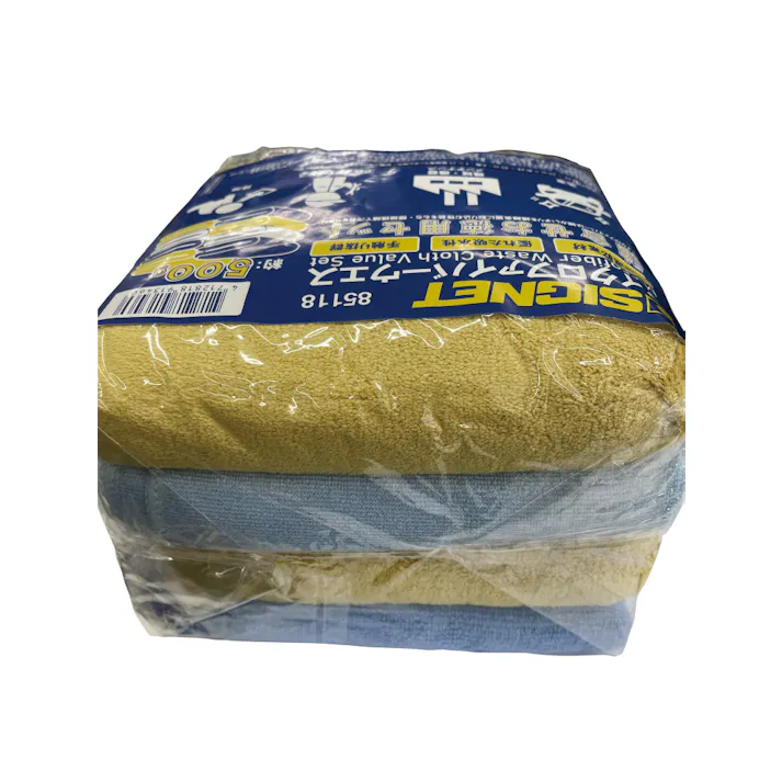 シグネット マイクロファイバー ウエス 詰合せお徳用セット500g 85118 超速乾 洗車 掃除 856885118【別送品】