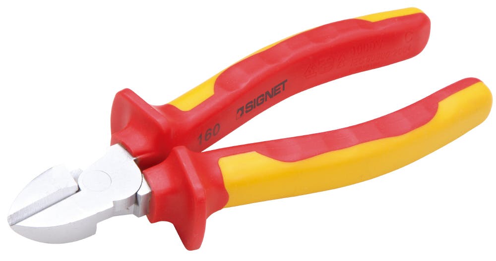 シグネット 絶縁ニッパー 160mm E10816 10000Vテスト プライヤー 電気工事 856982008【別送品】