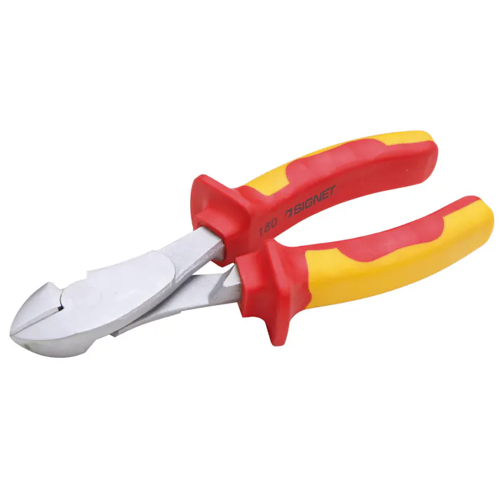 シグネット 絶縁ニッパー 180mm E10818 10000Vテスト プライヤー 電気工事 856982009【別送品】