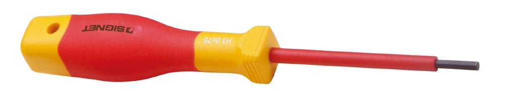 SIGNET シグネット 絶縁六角棒ドライバーH3.0 E31003 000856982039 (CDC) ドライバー SIGNET シグネット 絶縁六角棒ドライバーH3.0 E31003 000856982039 (CDC) ドライバー