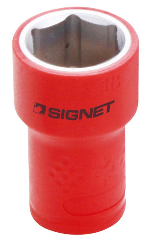 �V�O�l�b�g 3/8DR �≏�\�P�b�g 6�p 18mm E41618 10000V�e�X�g �w�b�N�X�\�P�b�g �d�C�H�� 856982115 �����`