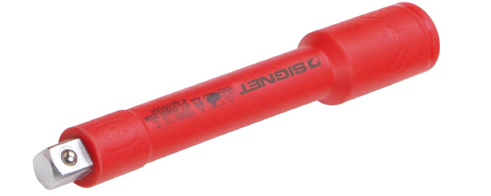 シグネット 3/8DR 絶縁エキステンションバー 125mm E42403 10000Vテスト 延長バー 電気工事 856982120【別送品】