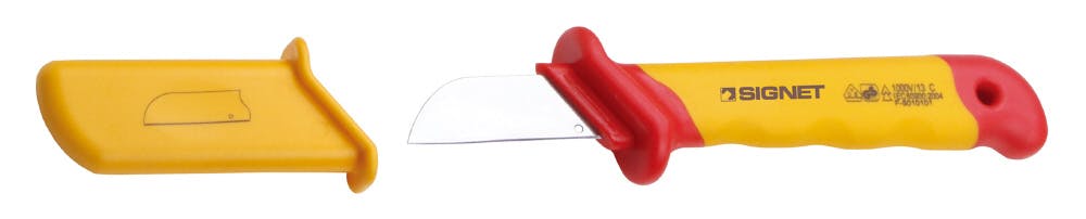 SIGNET シグネット 絶縁ケーブルナイフ180mm E50418 000856982121 (CDC) ニッパー・カッティング SIGNET シグネット 絶縁ケーブルナイフ180mm E50418 000856982121 (CDC) ニッパー・カッティング
