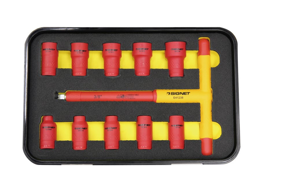 SIGNET シグネット 11PCS3/8DR絶縁ソケットセット T型ハンドル E81511 000856982150 レンチ SIGNET シグネット 11PCS3/8DR絶縁ソケットセット T型ハンドル E81511 000856982150 レンチ