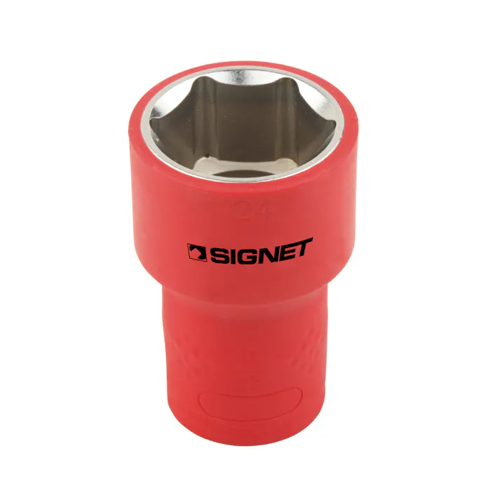 SIGNET シグネット 1/2DR絶縁ソケット6角24mm E41424 000856982158 (CDC)【ネット注文限定・別送品】