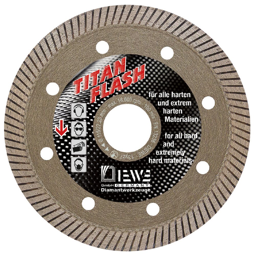 DIEWE ディーベ チタンフラッシュ125mmダイヤモンドカッター TITAN-125 000916130125 グラインダーパーツ DIEWE ディーベ チタンフラッシュ125mmダイヤモンドカッター TITAN-125 000916130125 グラインダーパーツ