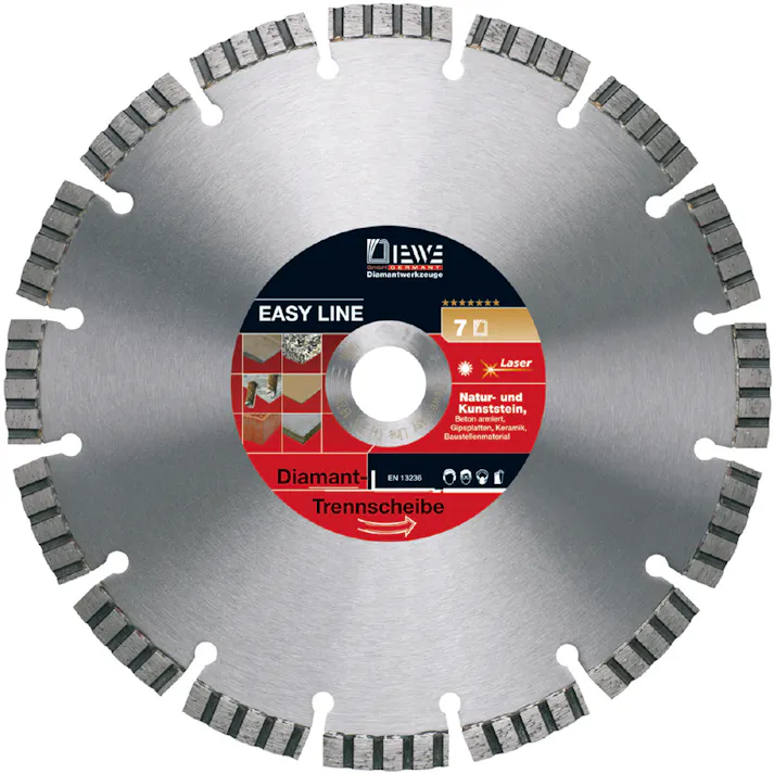 DIEWE ディーベ イージーライン125mmダイヤモンドカッター EASY-125 000916140125【別送品】