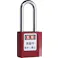 フェデラル ロックアウト用 南京錠 ツル76mm レッド PL90/76-R-P 防犯錠 ロックアウト 鍵 3678000052【別送品】