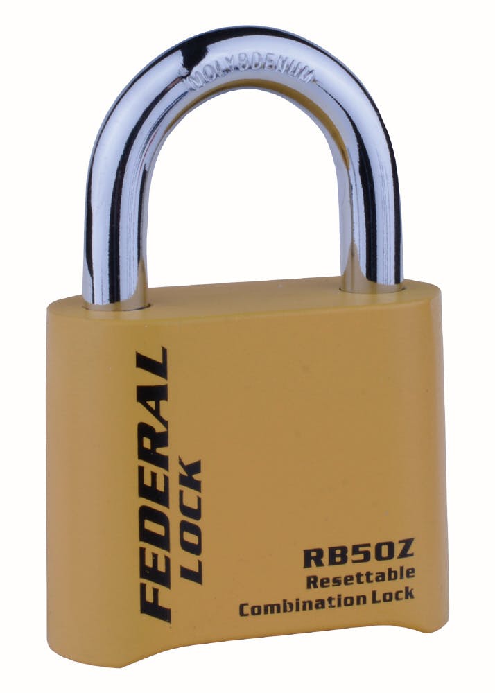 FEDERAL フェデラル ダイヤル式南京錠チェンジKEY付イエロー RB50ZR-Y-P 003678000061 (CDC) 南京錠 FEDERAL フェデラル ダイヤル式南京錠チェンジKEY付イエロー RB50ZR-Y-P 003678000061 (CDC) 南京錠