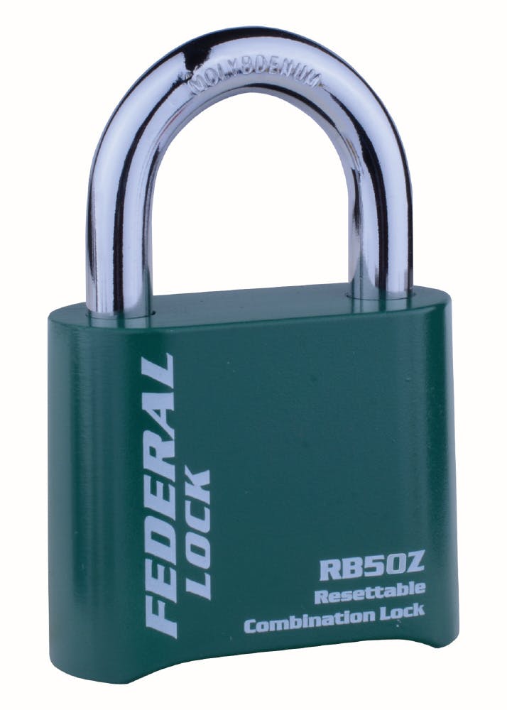 FEDERAL フェデラル ダイヤル式南京錠チェンジKEY付グリーン RB50ZR-GN-P 003678000062 (CDC) 南京錠 FEDERAL フェデラル ダイヤル式南京錠チェンジKEY付グリーン RB50ZR-GN-P 003678000062 (CDC) 南京錠