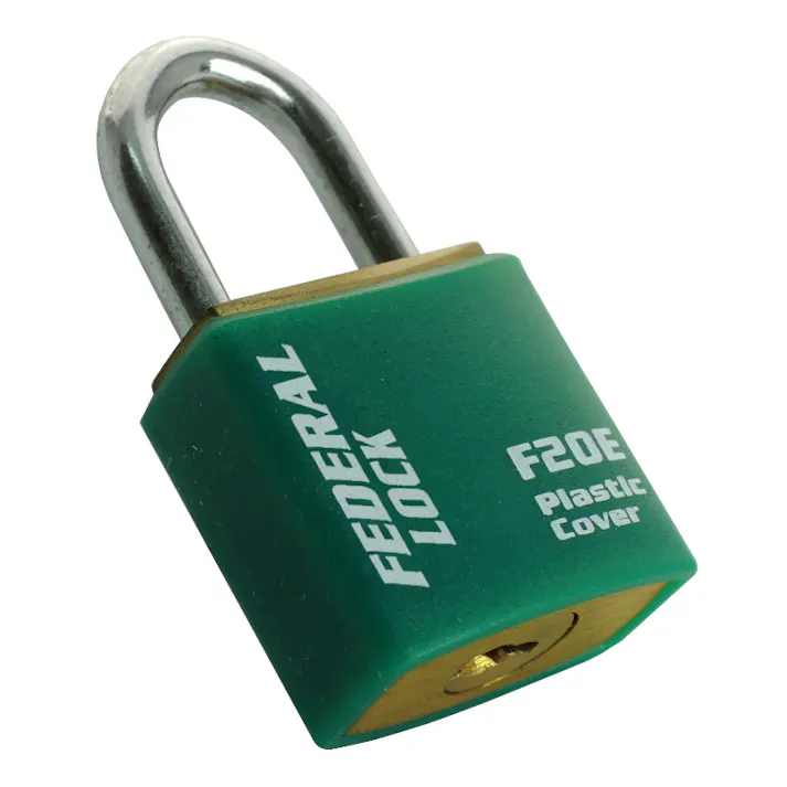 フェデラル 南京錠 20mm 同一KEY グリーン F20E-GN-KA205-P 防犯錠 ダイヤルロック 鍵 3678001016【別送品】
