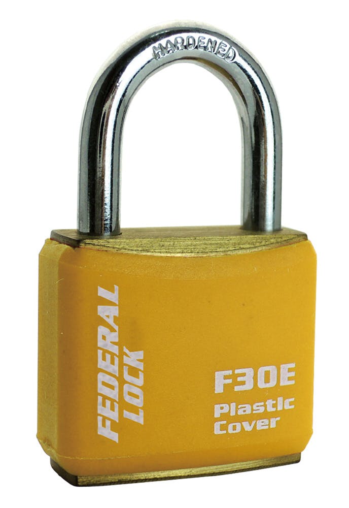 FEDERAL フェデラル 南京錠30mm 同一KEY イエロー F30E-Y-KA304-P 003678001020 (CDC) 南京錠 FEDERAL フェデラル 南京錠30mm 同一KEY イエロー F30E-Y-KA304-P 003678001020 (CDC) 南京錠